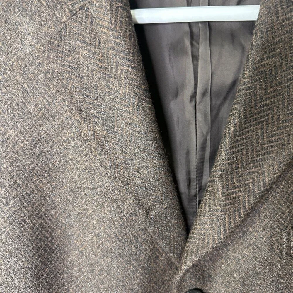 Ermenegildo Zegna Blazer Men's 44 US 54 EU Soft Brown Cashmere Blend 3 Button
